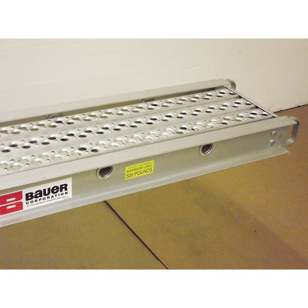 Bauer Ladder 24' x 12" 2-Man Aluminum Plank (210 Series) - 500 lb. Rated 21014